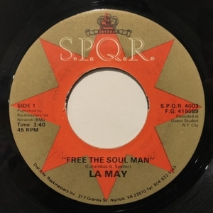 【新宿ALTA】LA MAY/FREE THE SOUL MAN(S.P.Q.R. 4003)