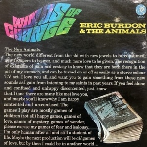 【コピス吉祥寺】ERIC BURDON & THE ANIMALS/WINDS OF CHANGE(MGMC8052)