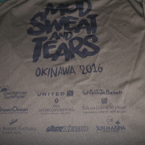 ★ ミリタリー Tシャツフェア ★ 沖縄米軍 MUD RUN ODカラー 半袖 プリント Tシャツ LL 中古 トレーニング用などの画像5