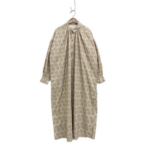 toogood トゥーグッド THE SHEPHERD DRESS プリントツイル ワンピース ベージュ 2