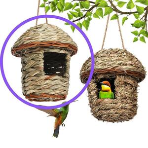 小鳥の巣 巣箱 野鳥観察 バードハウス 吊り下げ インコ 天然素材 ガーデニング