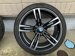 【美品】BMW 19インチ 8.5j 9.5j pcd120 2シリーズ 3シリーズ 4シリーズ 5シリーズ 6シリーズ タイヤ付ホイール 4本セット