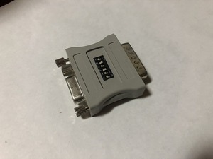 動作確認済 OldMac向け メーカー不明 DSub15ピン-オス VGA-メス モニタ変換アダプタ 68kMacなどに(CA230821)