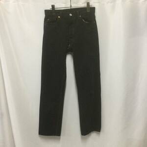 【N670】★Levi’s★ リーバイス 501 ジーンズ W30 後染め ブラック デニム 91年製 ボタンフライ アメカジ 古着 古着卸