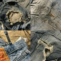 【T195】★大人気★ アメリカ古着卸オススメJEANS MIX大量50kgベール目玉商品 Levi's Wrangler デニムイージーパンツ Gパン 仕入れ_画像8