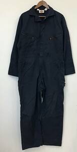 《H 204》Dickies ディッキーズ 長袖 つなぎ ワーク 作業着 アウトドア DIY TALONジップ 1円スタート アメリカ古着 古着卸