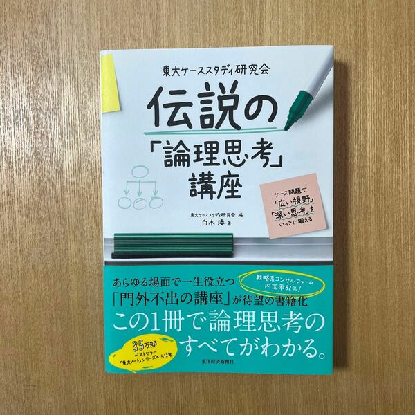 東大ケーススタディ研究会伝説の「論理思考」講座　ケース問題で「広い視野」「深い思考」をいっきに鍛える