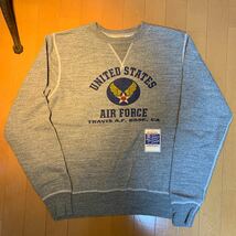 バズリクソンズ☆BuzzRickson☆グレー☆霜降りグレー☆スウェット☆トレーナーエアフォース☆AIR FORCE☆ユナイテッドステイツ☆42☆XL_画像1