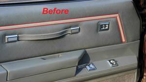 78-87 L kami-no door panel chrome trim repair graphic tape set 