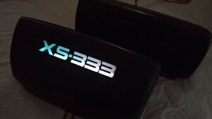 音出しイルミ確認済 SONY XS-333 置型スピーカー ネオクラ車に イルミ付 ボックスタイプ