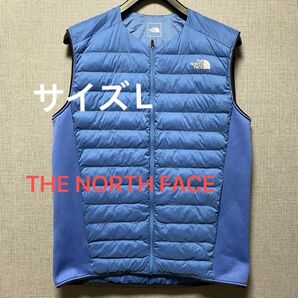 THE NORTH FACE ノースフェイス ダウンベスト ブルー　メンズ　レッドランベスト