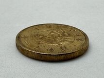 【古銭】 十圓 硬貨 大日本 明治十三年 重さ約16.2g_画像3