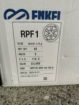 新品4本 エンケイ ENKEI RPF1 18x9.5J +45 (ET45) 5穴 PCD 114.3 Silver (シルバー)_画像5