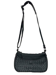 【中古】BOTTEGA VENETA ボッテガヴェネタ バッグ レディース ショルダーバッグ 133246 PVC イントレチャート ブラック