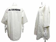 【中古】JIL SANDER ジルサンダー トップス レディース バックロゴプリント オーバーサイズ JSMQ744142 MQ240100_画像2