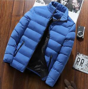 Новый ◇ Down Jacket Cotto Down Jupt Tops Tops Cold Shropethice Blue