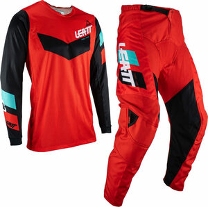 Leatt　レッド オフロード ジャージ & パンツ Ride Kit 3.5　上下セット　３ＸＬ　