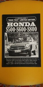 洋書 Honda S500 S600 S800 ホンダ スポーツ