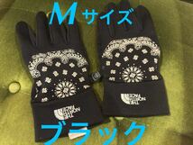 [ 正規品 サイズM 黒 ] SUPREME × THE NORTH FACE 2014AW Bandana ETIP Glove 手袋 グローブ M black シュプリーム ノースフェイス_画像1
