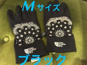 [ 正規品 サイズM 黒 ] SUPREME × THE NORTH FACE 2014AW Bandana ETIP Glove 手袋 グローブ M black シュプリーム ノースフェイス