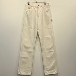 80's USA製 DEE CEE ディーシー 生成り ペインターパンツ W29 L34 カーペンター ワーク パンツ SCOVILL ビンテージ MADE IN USA