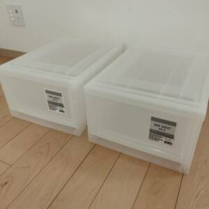  Iris o-yama storage case M size half transparent MBC-M width 35× depth 45× height 23.2.2. set new goods 