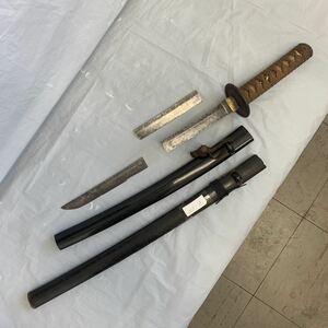 日本刀 残欠刀　合法品　合法寸法　江戸時代　拵　鍔　一式　武道装具　真剣