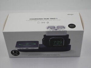 ●新品●elago CHARGING HUB TRIO1●EMSHUB-TRIO1-BK●