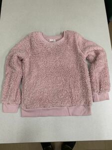 ★GAP★新品★160★ファー・トレーナー★ボア★セーター★人工ファータイプ★ピンク★人気の定番★暖かいです★5-1.1