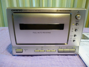 ★ONKYO INTEC185　カセットデッキK-185　【動作品】★