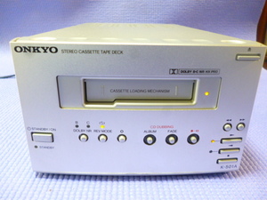 ★ONKYO INTEC155　カセットデッキ K-501A 【取説付】★