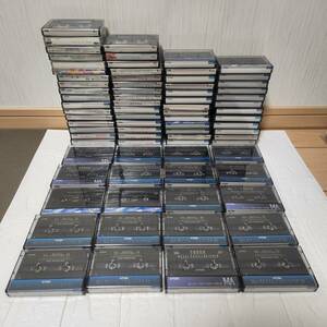 貴重 全77枚 TDK AXIA メタルポジションカセットテープ67枚 ハイポジ9枚 ノーマル1枚 90年代楽曲収録(長渕剛多数、ZARD、globeなど)