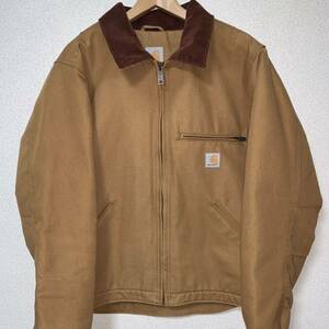 激レア スペシャル 極美品 90's Carhartt デトロイト ジャケット ダック ブラウン 103828 BRN 80's 70'sトラディショナルコート アクティブ