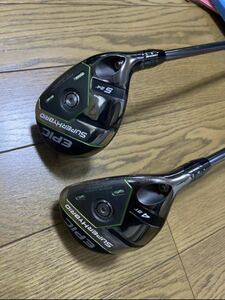 美品　Callaway エピック スーパー ハイブリッド 4H 5H R Diamana 2本セット