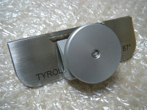 ８７°　TYROLIT ファイルガイド クランプ一体式　ステンレス製　高級ファイルガイド