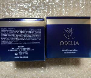 2個　ODELIA リンクル＆ホワイト オールインワンクリーム