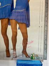 33 ピンクレディー ポスター 1979 シャワラン 大型ポスター 当時物 アイドル 水着 ミー ケイ pink LADY ミニスカ_画像5