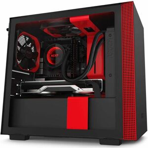 NZXT H210i Black & RED ミニタワーPCケース CA-H210I-BR CS7957