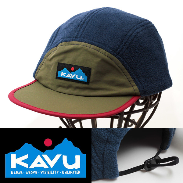 フリースキャップ メンズ カブー クラマス Kavu Klamath Baseball Cap ファークレスト 1UXMA-01 5パネル ブランドロゴネーム