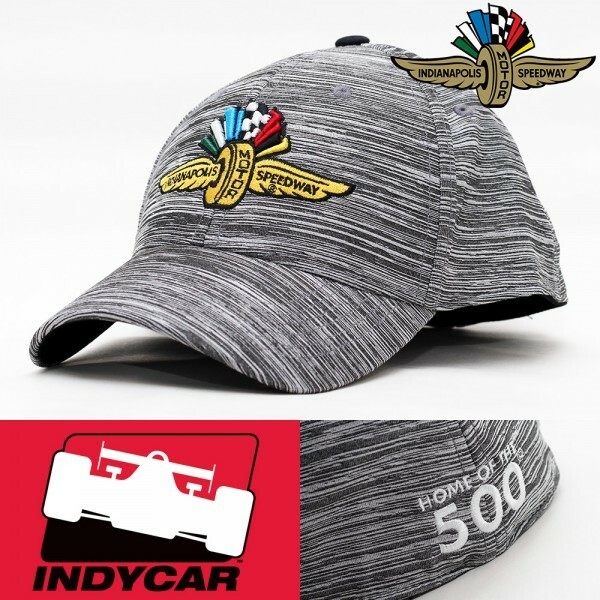 ストレッチキャップ 帽子 メンズ インディカー INDYCAR Indianapolis Motor Speedway グレー系 L/XL IMSHMH003802 モータースポーツ