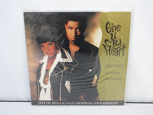 ★sm0744　LP　Babyface　Give U My Heart　Featuring Toni Braxton　US盤 　R＆B　73008-24029-1　レコード★