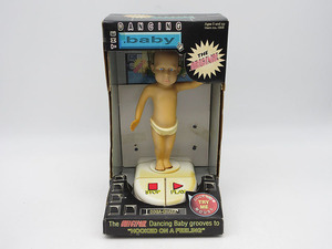 *sz1552 Dancing Baby doll toy The DNCING.babyuga tea ka Showa Retro Vintage music only immovable junk *