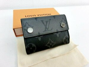 キングラムfhi☆LOUIS VUITTON ルイヴィトン 三つ折り財布 メンズ ディスカバリー コンパクト ウォレット モノグラム エクリプス M45417 【