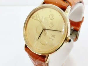 キングラムfhi★SEIKO セイコー アルバ ミッキーマウス コイン 腕時計 Disney ディズニー Y101-6000【中古】