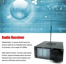 オールバンド ラジオ受信機 アルミ合金カバー DSP 受信機 FM LW MW SW SSB 2.4 インチ タッチ スクリーン検索 HAM バンド クイック チャン_画像4