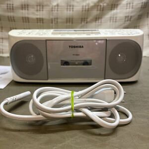 TOSHIBA TY-CDS7 CD player cassette player radio-cassette 2015 year [ electrification Junk ]