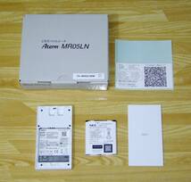 NEC Aterm MR05LN LTEモバイルルーター SIMフリー ホワイト_画像5