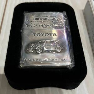 ZIPPO ジッポー TOYOTA 100 Millionth 1936 非売品 限定品 未使用 ライター シリアル付き 1億台達成記念