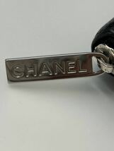 20240206【CHANEL】シャネル キャビアスキン デカココ ラウンドファスナー 長財布 ロゴ ブラック財布_画像6