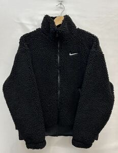 20240219【NIKE 】ナイキ フリースジャケット ボアジャケット dr5629-010 スウォッシュ L